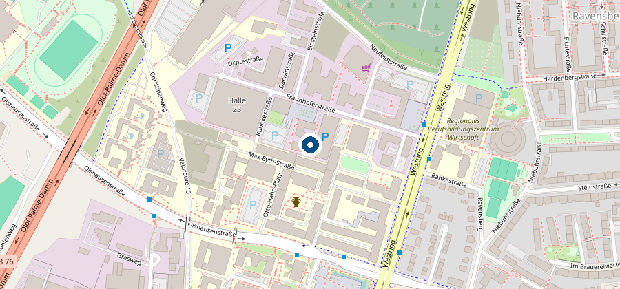 Lageplan: dc Services GmbH, Koboldstraße 4, 24118 Kiel